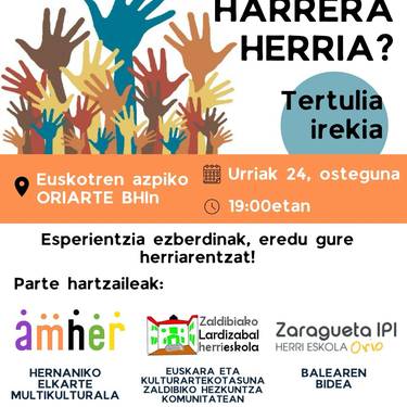 'Lasarte-Oria: harrera herria?' solasaldia