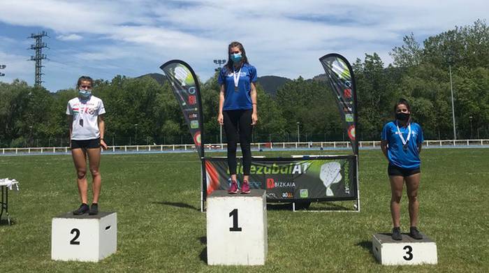 Enara Gonzalez, aire zabalean ere Euskadiko txapeldun