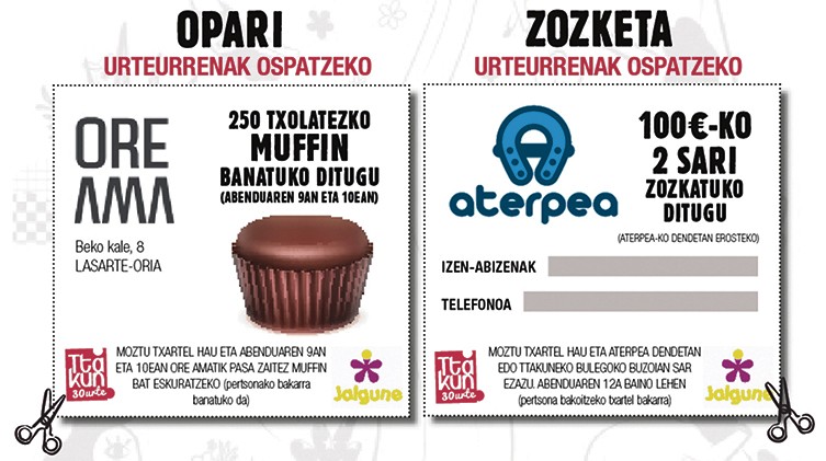 Ttakunek eta Jalgunek herritarrekin ospatu nahi dute abenduaren 3a