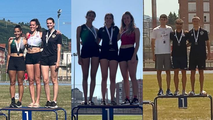 Ostadar Atletismoko kideek hiru domina, Euskadiko txapelketan
