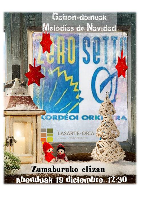 Zero Sette orkestraren Gabonetako emanaldia