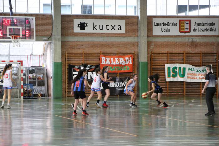 Ostadar Saskibaloiko lau talde kantxara