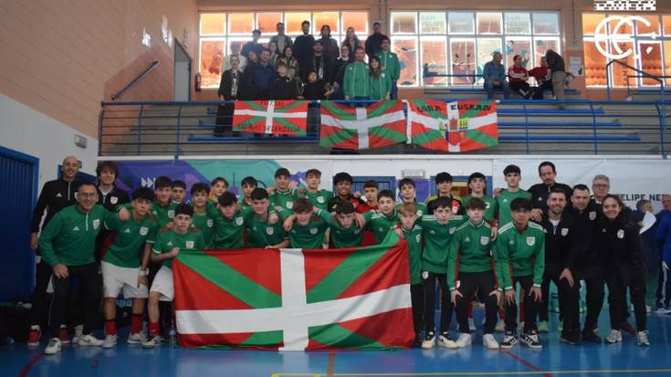 Eguzkiko gazteak ederki jardun dira Euskadirekin