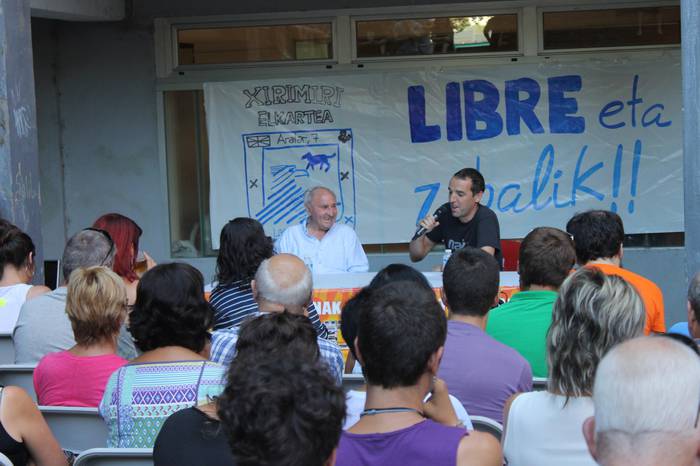 Lucio Urtubiaren solasaldi jendetsua