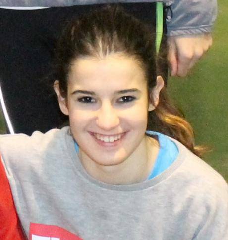 Maria Eugi atleta Atletico San Sebastian taldera