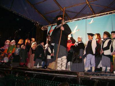 Olentzerori harrera beroa egingo zaio