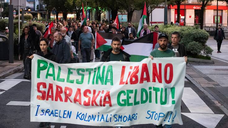 Elkartasuna adierazi diete Palestina eta Libanori