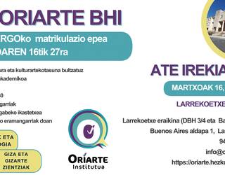 Ate irekien saioa egingo dute gaur Oriarte Larrekoetxe eraikinean