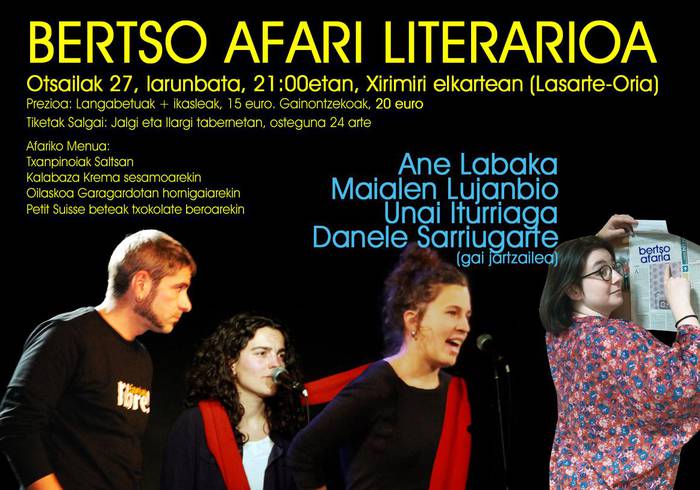 Bertsoa eta literatura nahastuz