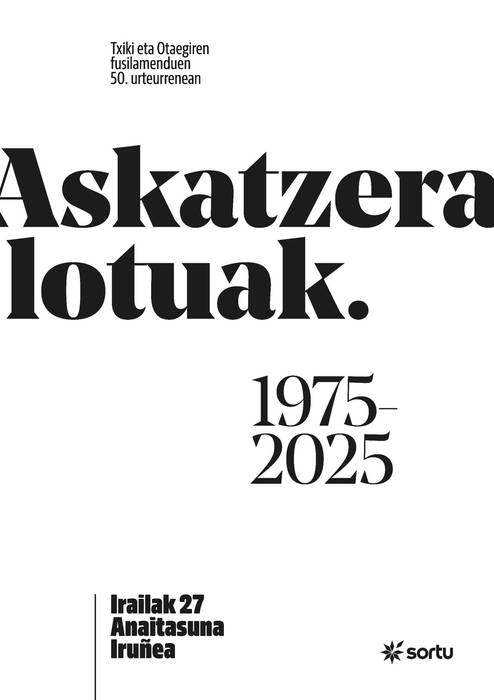 Sorturen nazio ekitaldira joateko autobusa antolatu dute Lasarte-Oriatik