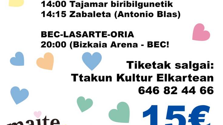 Maite Zaitut jaialdira joateko autobusa antolatu dute