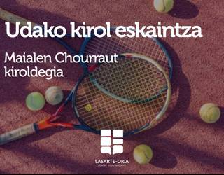 Udako ikastaroen eskaintza, kiroldegian