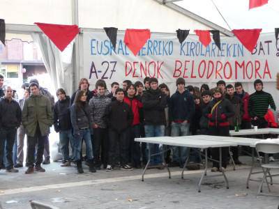 Euskal Selekzioaren alde guztiok Belodromora