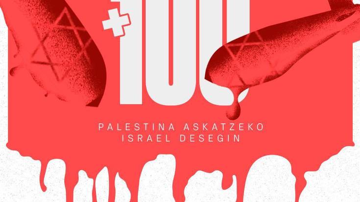 Palestinaren alde kontzentratuko dira gaur arratsaldean