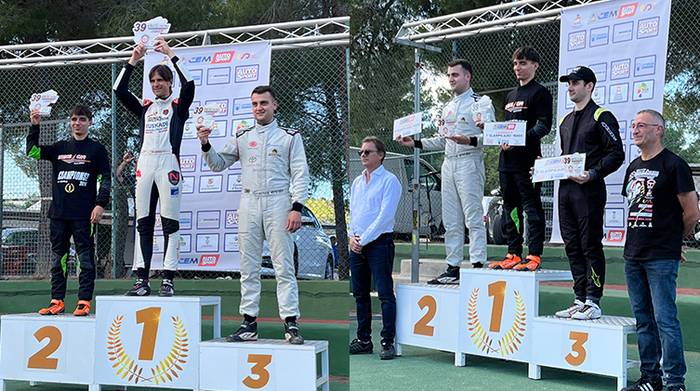 Aitor Manso gidariak podiumean amaitu du txapelketa denboraldia