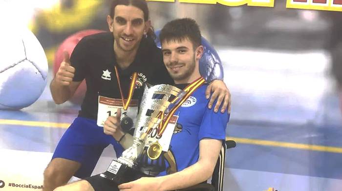 Xuban Santin, ederki Espainiako Boccia txapelketan