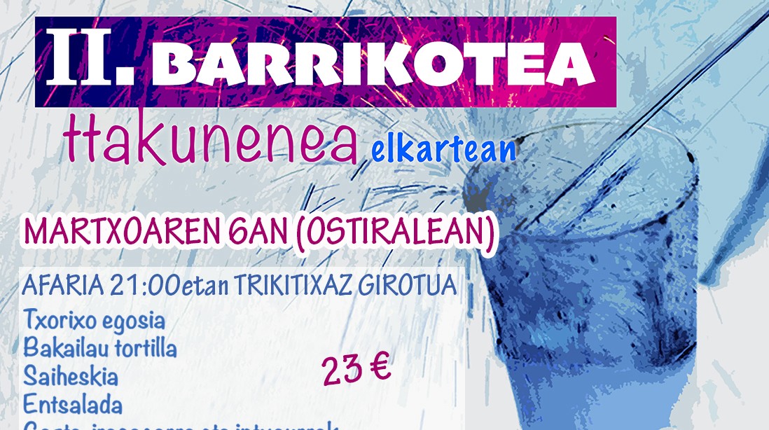 Salgai daude Ttakuneneako barrikoterako txartelak