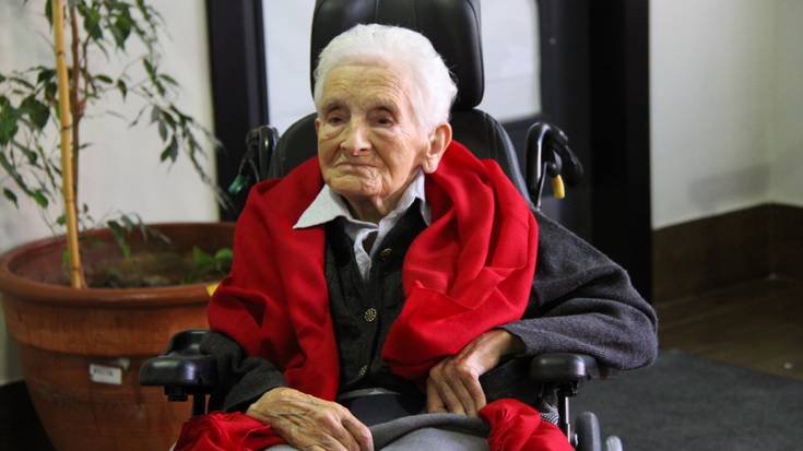 Mercedes Ramos Calle herritarrak 100 urte bete ditu