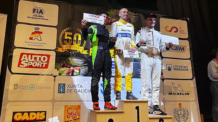 Aitor Manso, Chantada igoerako podiumean