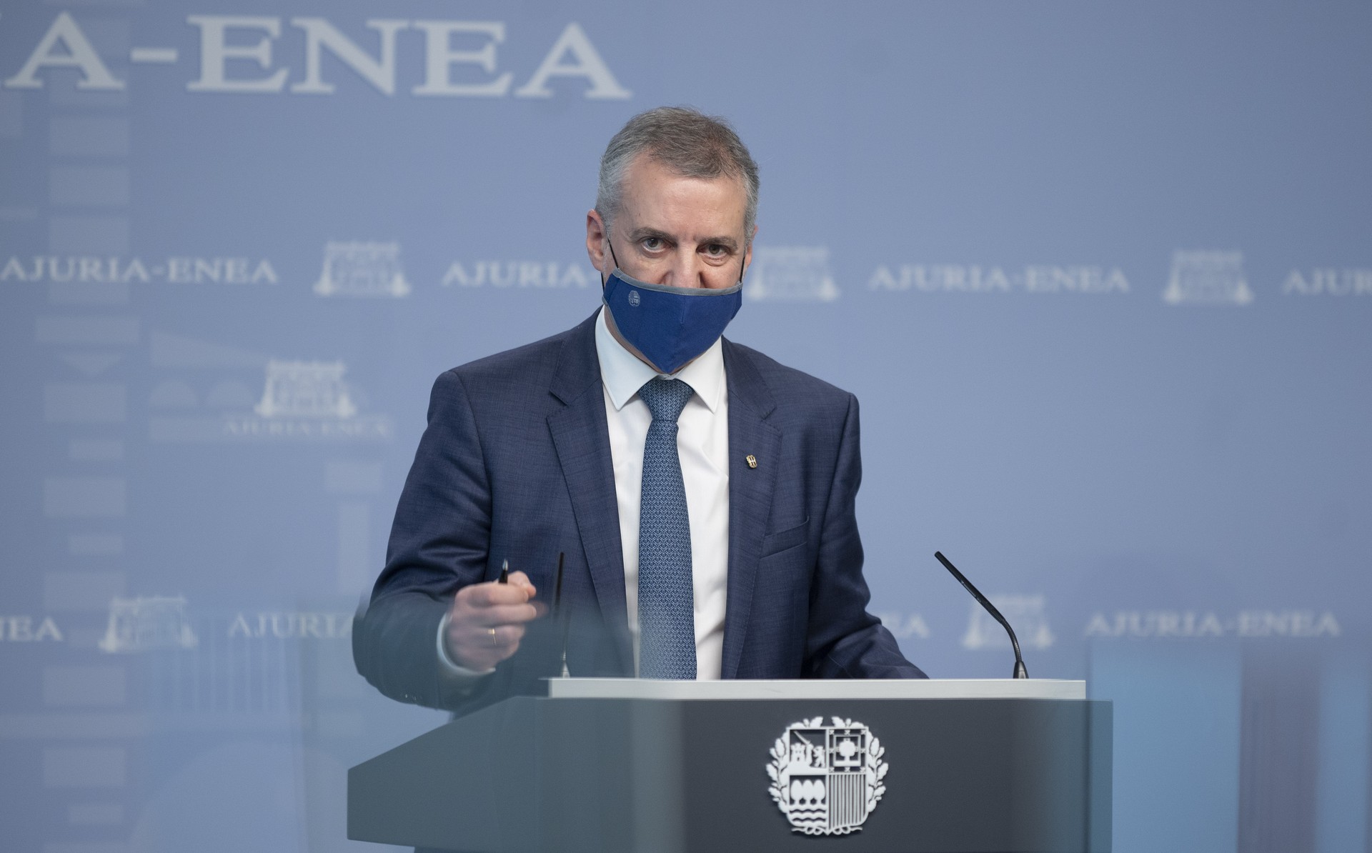 Indarrean dauden murrizketak mantentzea gomendatu du Iñigo Urkullu lehendakariak