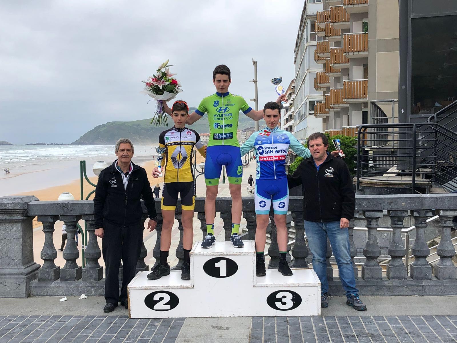 Beñat Carbayeda, garaile Zarautzen