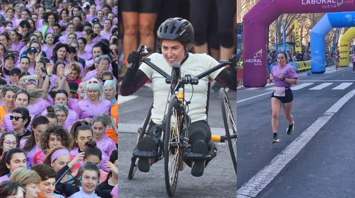 Ehun bat herritarrek egin zuten bat Lilatoiko marea arrosarekin