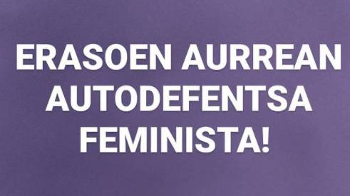 Eraso sexista bat salatzeko, elkarretaratzera deitu du aSUnak taldeak