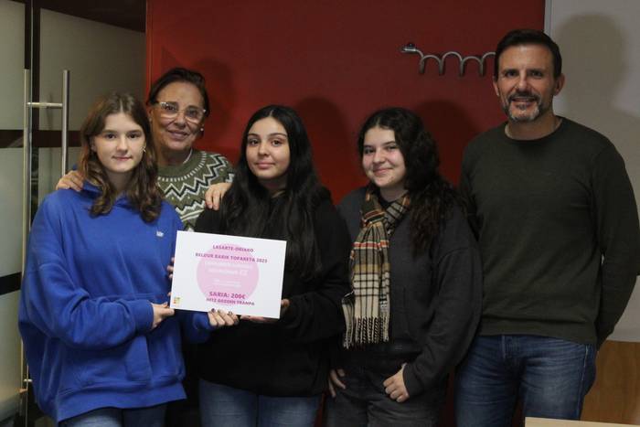 Beldur Barik lehiaketako lanak saritu ditu udalak