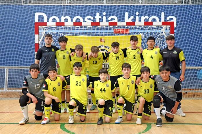 Eguzkiko infantilek final borrokatua jokatu zuten