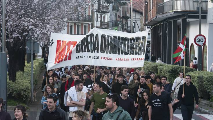 Lasarte-Oriako kaleak ere hartu dituzte, aberastasuna hobeto banatzea aldarrikatzeko