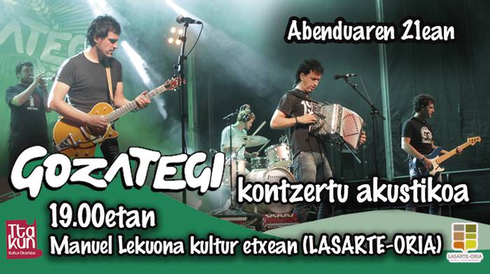 Gozatu ederra hartzeko kontzertua