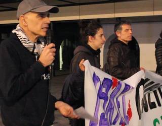 Komunikatua irakurri dute Palestinaren aldeko manifestazioan