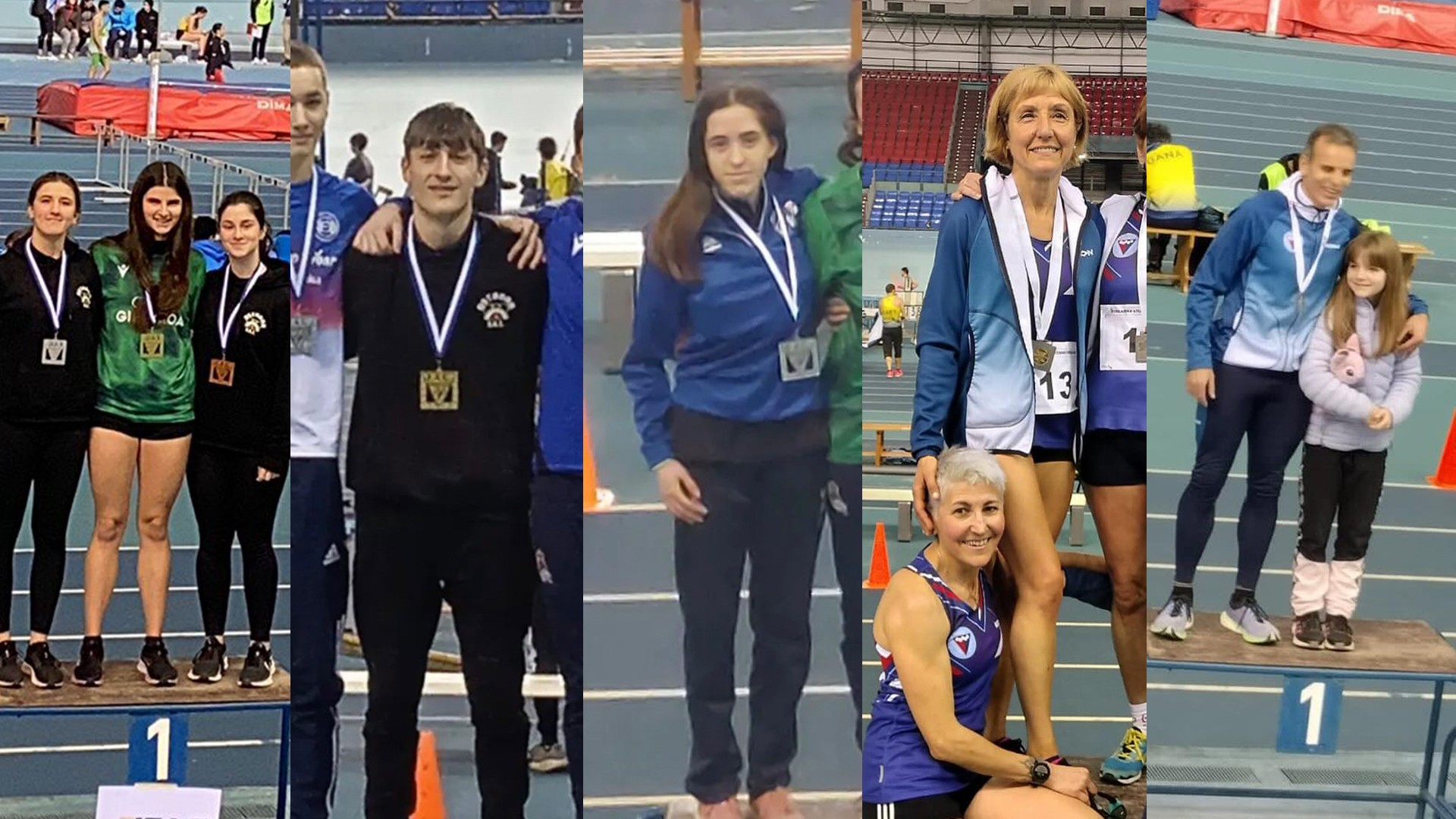 Herriko atletek ez dute huts egin kategoria ezberdinetako txapelketetan