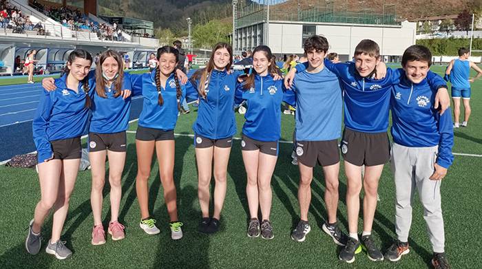 Ostadarreko atleta gazteak dominak pilatzen ari dira