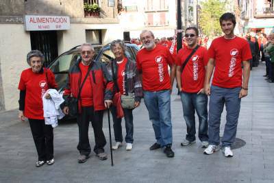 Aparteko giroa jubilatuen martxan