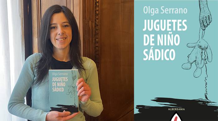 Olga Serrano herritarrak 'Juguetes de niño sádico' nobela argitaratu du