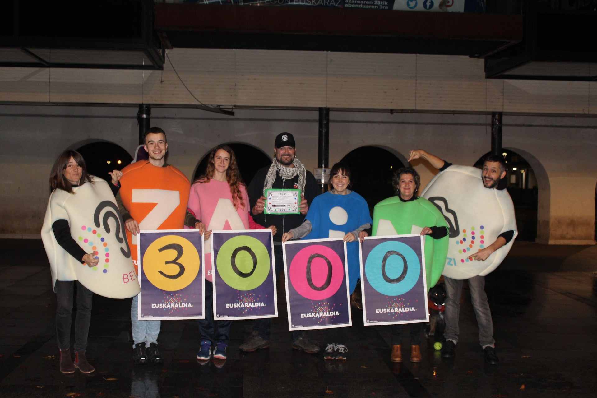 3.000 herritar, Euskaraldiarekin bat