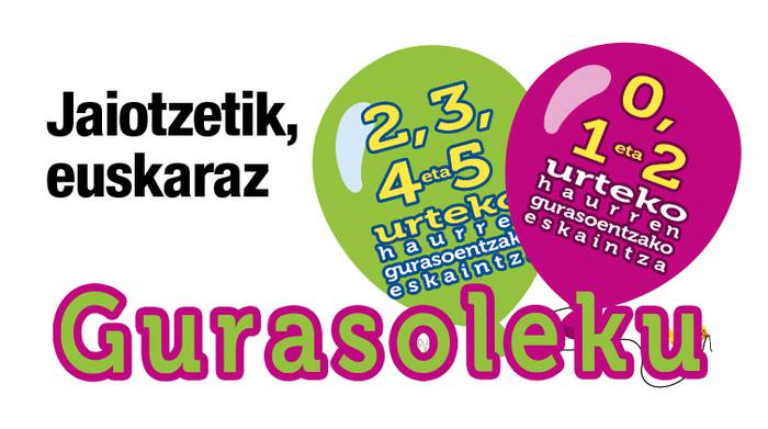 Jaiotzatik ahalik era euskara hiztun osatuenak izateko