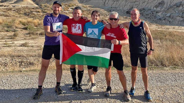 Elkartasun kilometroak egin dituzte Nafarroan euskara sustatzearen alde