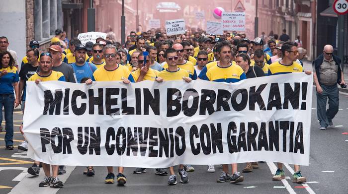 Michelingo langileak, berriro ere greban