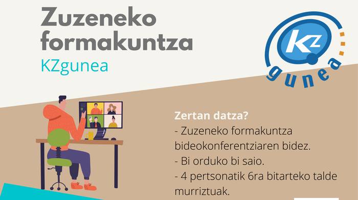 Zuzeneko formakuntza telematikoaren eskaintza egin du KZ Guneak