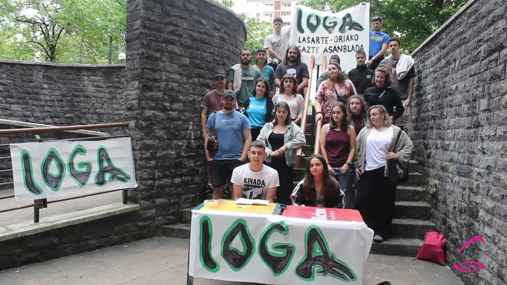 LOGA: "Problematikak ugariak direla ikusita, dei egiten diogu Lasarte-Oriako gazte orori gurekin batera antolatzera"