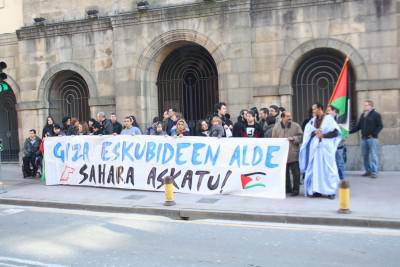 Lasarteoriatarrak Sahararen alde