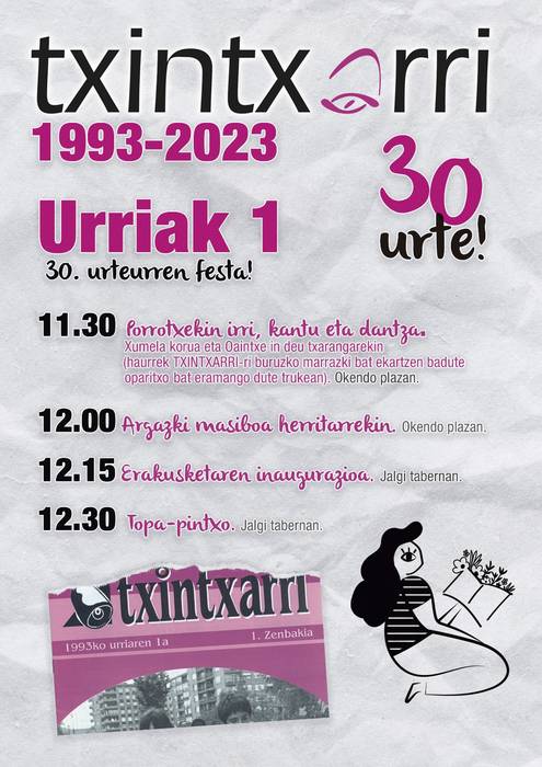 TXINTXARRI aldizkariaren 30. urteurren festa