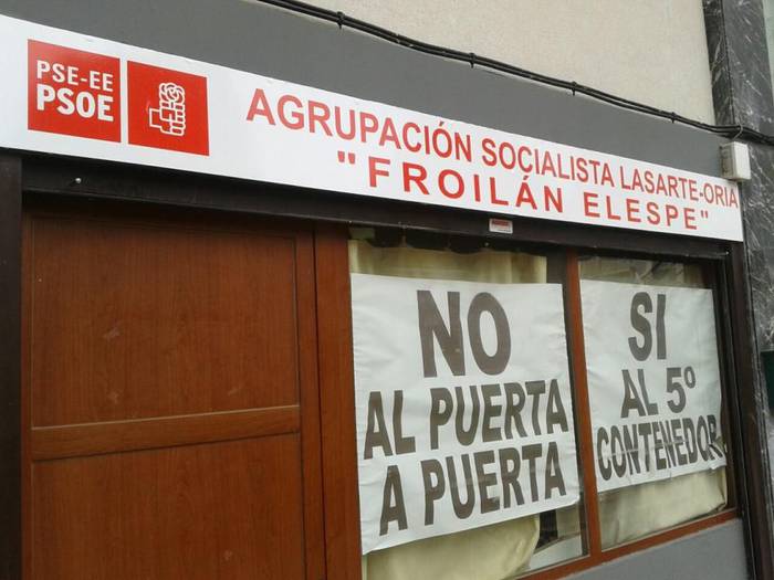 Froilan Elespe izena PSE-EEren egoitzarentzat