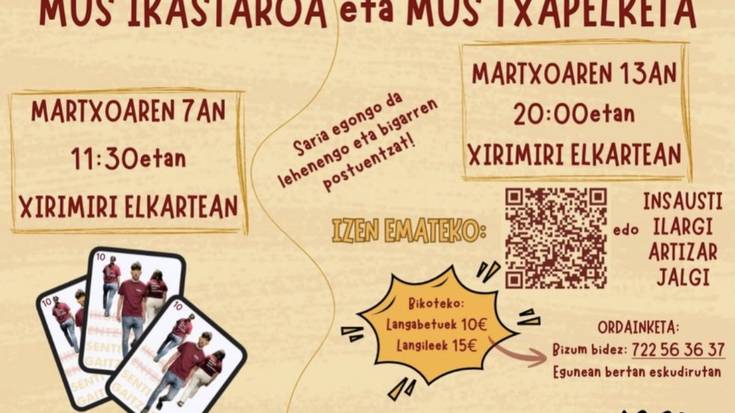 Musean ikasteko eta lehiatzeko ekimenak antolatu dituzte