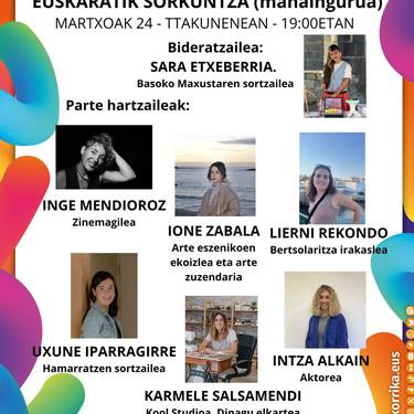 'Euskaratik sorkuntza' mahai ingurua