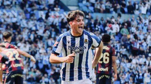 Jon Martinek aurreneko gola sartu du Realarekin