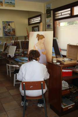 [i]Estudio del Pintor[/i] eskolako ikasleen lanak kultur etxean