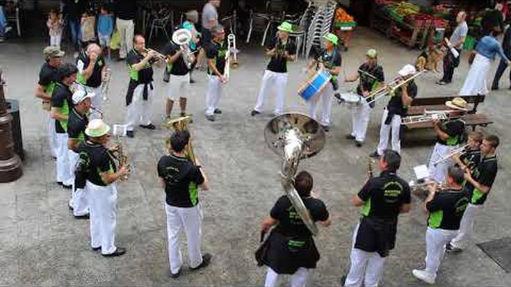 Lasarte-Oriako Oaintxe in deu txarangak kaleak alaituko ditu San Pedro jaietan